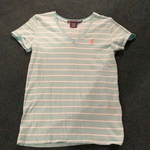 Light Blue Striped Ralph Lauren Tee